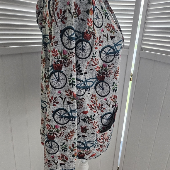 Bicycle Print Hoodie by LA Soul - Picture 8 of 8